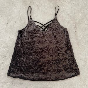 American Eagle Velvet Tank Top